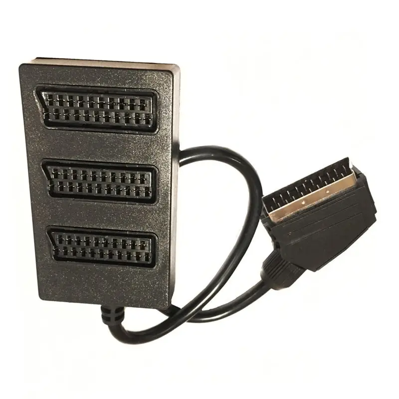 Cabo Splitter Áudio e Vídeo Scart Norma Europeia 3way 0.35 m 3way - Imagem 5