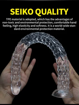 Dragon Scale Tentacle Monster Dildo Raised Polka Dot Long Deep Soft Anal Plug With Suction Cup Buttplug Adult Erotic Sex Sm Toys 3