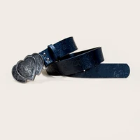 Retro love buckle PU Leather belt For Women fashion leisure suitable for daily commuting Western Cowboy Punk Jeans Waistband - Image 4