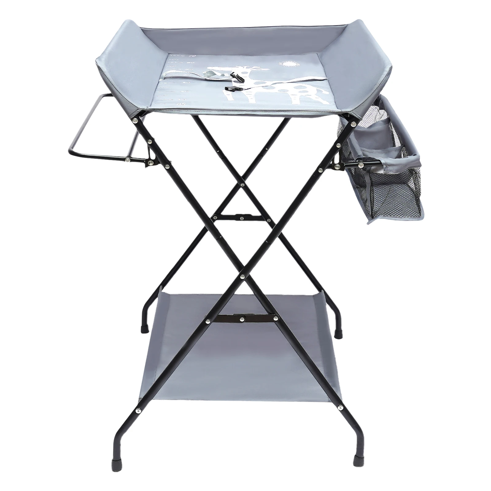 Wickeltisch für Babys, 3-in-1-Wickelunterlage, Wickelstation für Kinderzimmer, faltbarer Wickeltisch für Kinderzimmer, Badematte mit Aufbewahrungsbeuteln – Detail 11