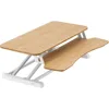 Desk Converter, K Series, Height Adjustable Sit to Stand Riser, Dual Monitor and Laptop Workstation with Wide Keyboard Tray 3