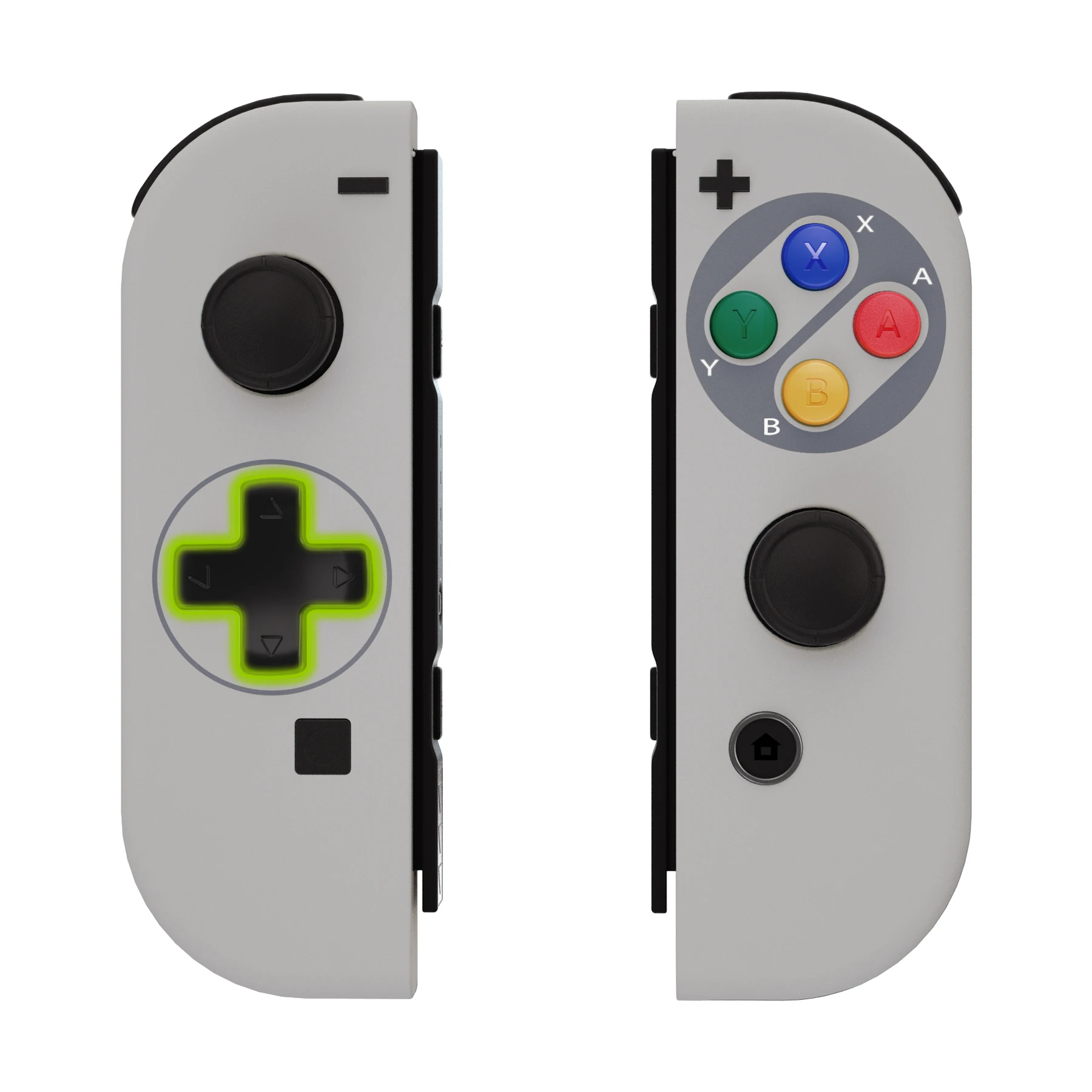 Extremerate-substituição Habitação Joycon Shell para ns Switch Case Controlador Joy-con Toque Suave Clássico Oled Botões Snes