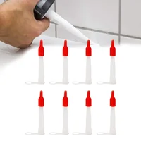 Silicone Caulking Tube Nozzle Cap Cartridge Spare Silicone Sealant Caulking Nozzles Cap Replacement Tips Construction Tools 1
