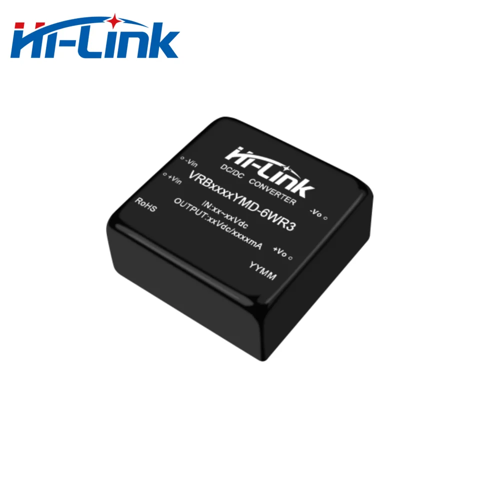 Hi-Link DC/DC 전원 공급 장치 모듈, VRB1205YMD-6WR3 VRB1212YMD-6WR3 절연 조절, 12V, 6W,  500mA 출력 - AliExpress