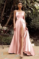 Elegant A Line Long Prom Dress For Women 2024 High Slit Backless Zipper Back Cocktail Party Formal Occasion Dresses Robe Soiree - Image 4