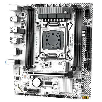 JGINYUE X79M-G Motherboard M-ATX combo E5 2667V2 8GB*2 1600MHz DDR3 ECC RGB RAM kit bundle For office home shop