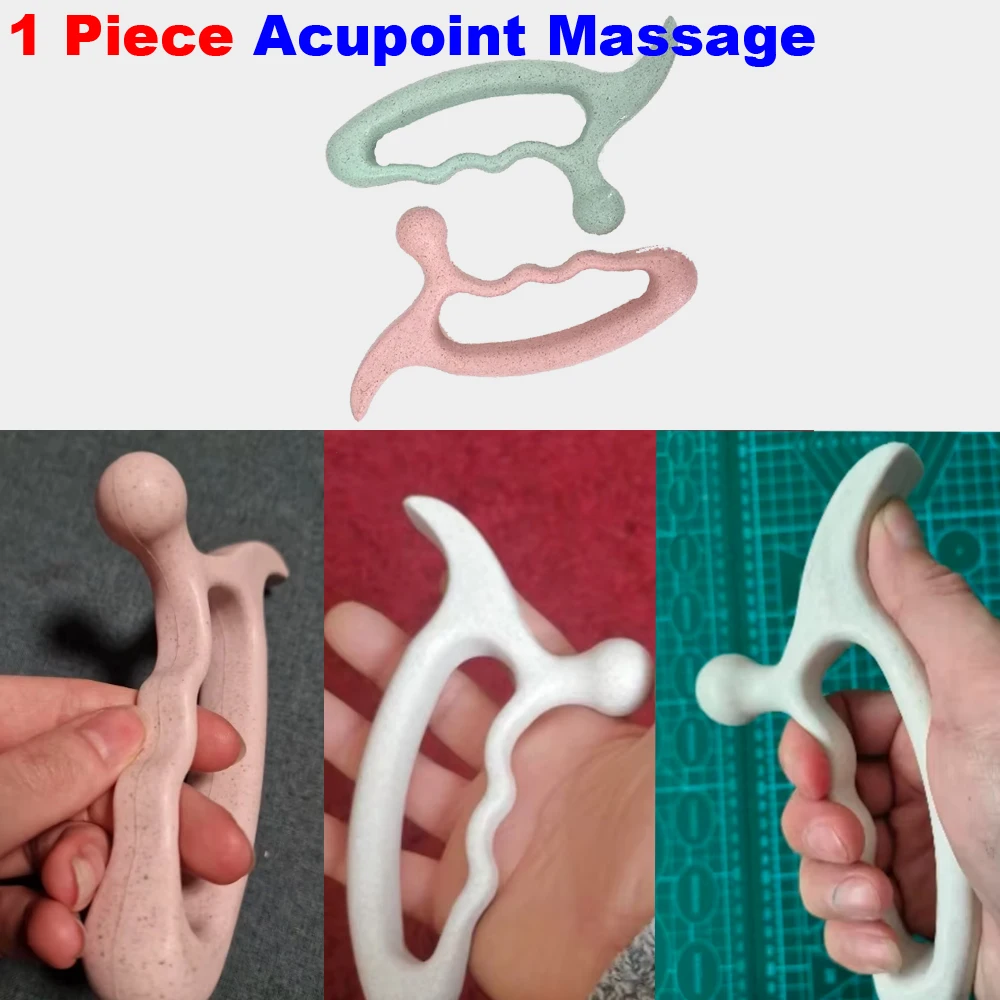 Nuovo Massaggiatore a Punta Grande per Agopuntura, Riflessologia Plantare e Manuale, Strumento Gua Sha per Massaggio Corpo e Mani - immagine 2