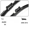 4 PCS Car Wiper Silicon Refill Front Rear Wiper Blades Set 24"+20"+13" For Audi Q5 2008 2016 2017 Front Rear Window Windshield 3