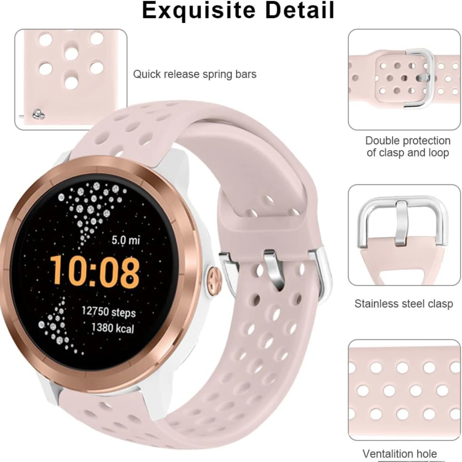 Upgrade Your Beloved Garmin Devices with Luxurious Oceanic Smartwatch Band by Idly-Stay Fashionable and Motivated with Cutting
