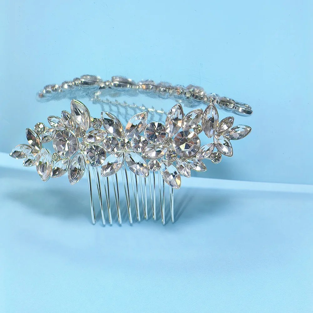 Dreamy Bridal Crystal hair Comb for Wedding