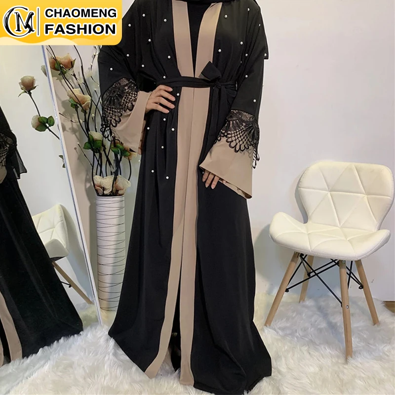 

New Ramadan Eid Mubarak Abaya Dubai Femme Luxury Gold Rhinestones Muslim Dress Abayas Women Kaftan Islamic African Dashiki