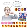 Kids Montessori Felt Finger Numbers Math Toys Children Counting Preschool Early  Learning Educational Board For Toddlers 3