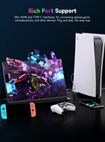 UPERFECT 4K Portable Monitor 16″ 3840×2400 IPS Laptop Extend Screen 1200Nits USB C HDMI Computer PC Gaming Display With Speakers