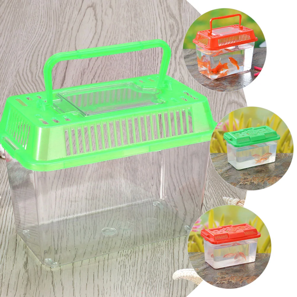 Cricket Plastic Turtle Fish Tank Travel Puppy Accessories Lizard Habitat Animal Aquarium Reptile Terrarium