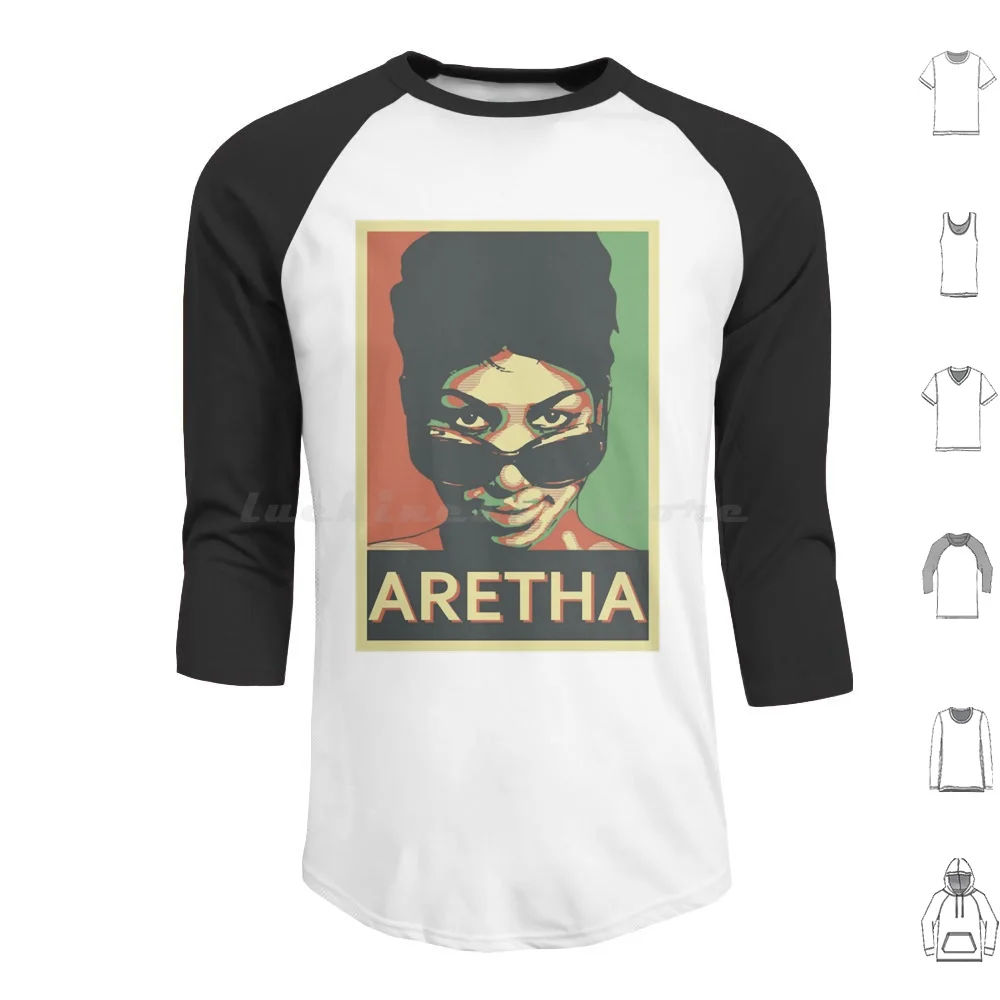 

Aretha Franklin Shades Classic Hoodies Long Sleeve Aretha Franklin Shades