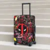 Cartoon Anime Deadpool Suitcase Cover Elastic Travel Protector Luggage Supplies Holiday 1
