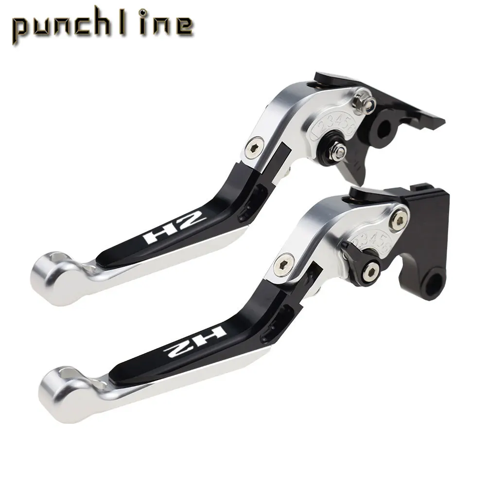 Fit For H2 H2R 2015-2020 H2 H2 R Motorcycle CNC Accessories Folding Extendable Brake Clutch Levers Adjustable Handle Set 4