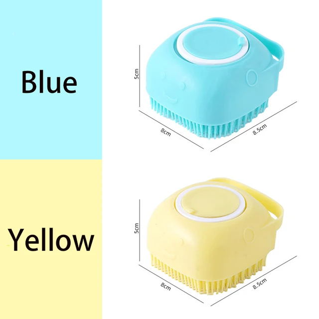 Silica Gel Bathe Dog Grooming Bathroom Puppy Gloves Cat Soft Pet Accessories Brush Sprayer Safety Multifunction Bath Massage 3