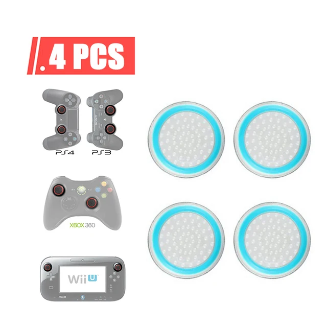 White Blue 4pcs