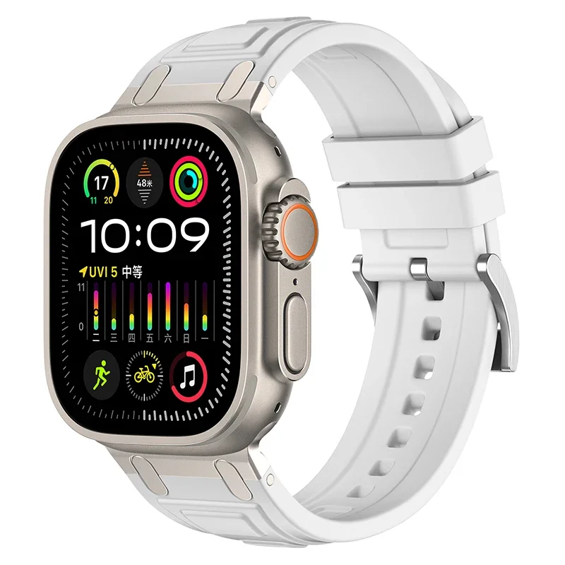 Enhanced Silicone Strap with Modified Metal Integration