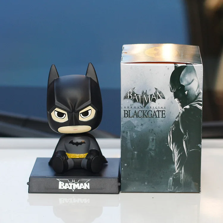 Dc Batman Car Decoration Spider-Man Guardians Of The Galaxy Ornamenti Per Auto Scuotendo La Testa Marvel Iron Man Action Figures Hottoys