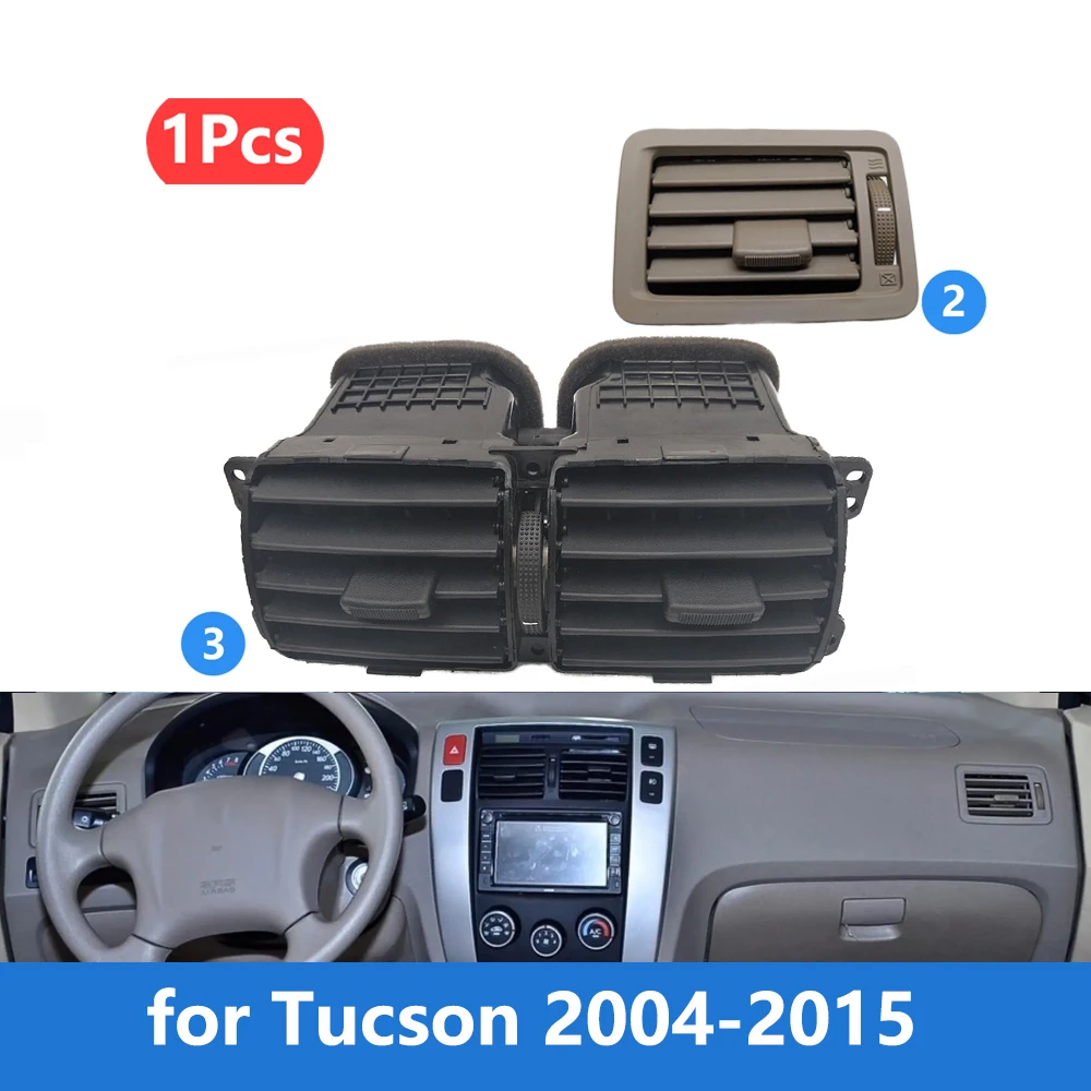 Ruili344 OEM 974102 E000 ระบายอากาศ Central Ventilation ท่อ ASSY CTR Air Vent สําหรับ Hyundai Tucson 2004-2005 เครื่องปรับอากาศช่องระบายอากาศ 1