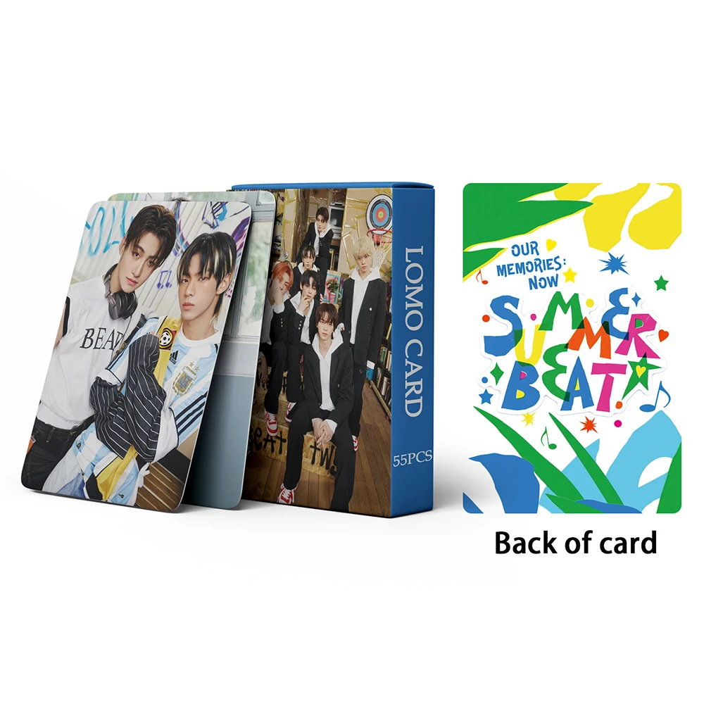 Kpop TWS Sparkling Blue Photocards LOMO Cards New Album Photocards Card photo Poster fan gift 55pcs/set