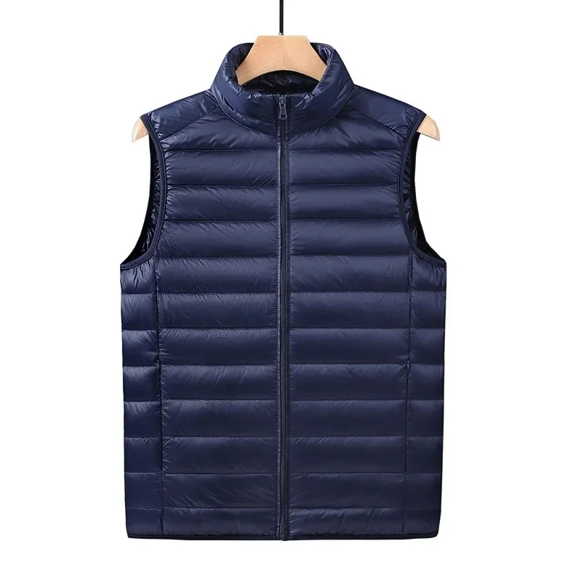 90% White Duck Down Waistcoat Men New Sports Leisure Warm Sleeveless Down Vest Jacket Comfortable Lightweight Breathable Vests