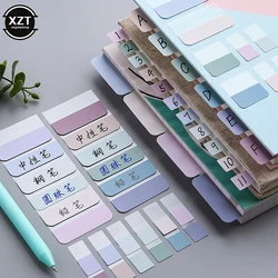 2023 NEW Colorful Sticky Index Tabs Notes Memoranda Notebook Page Markers Classify Sticker Office School Stationery Supplies