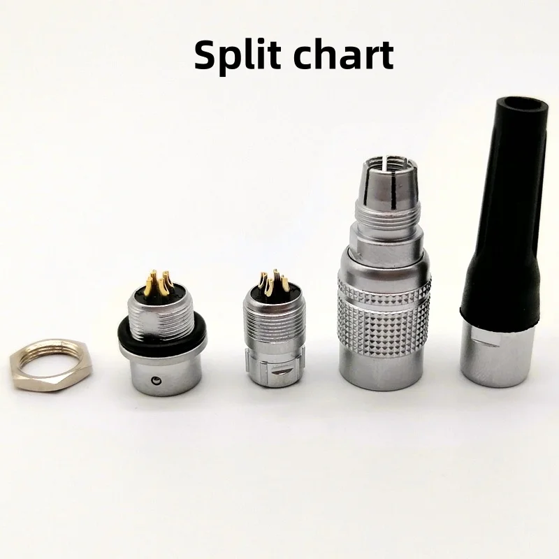 빠른 슬라이딩 자동 잠금 커넥터, YC8 미니 카메라 센서 커넥터, 8mm 항공 플러그, 2P, 3P, 4P, 5P, 6P, 7P