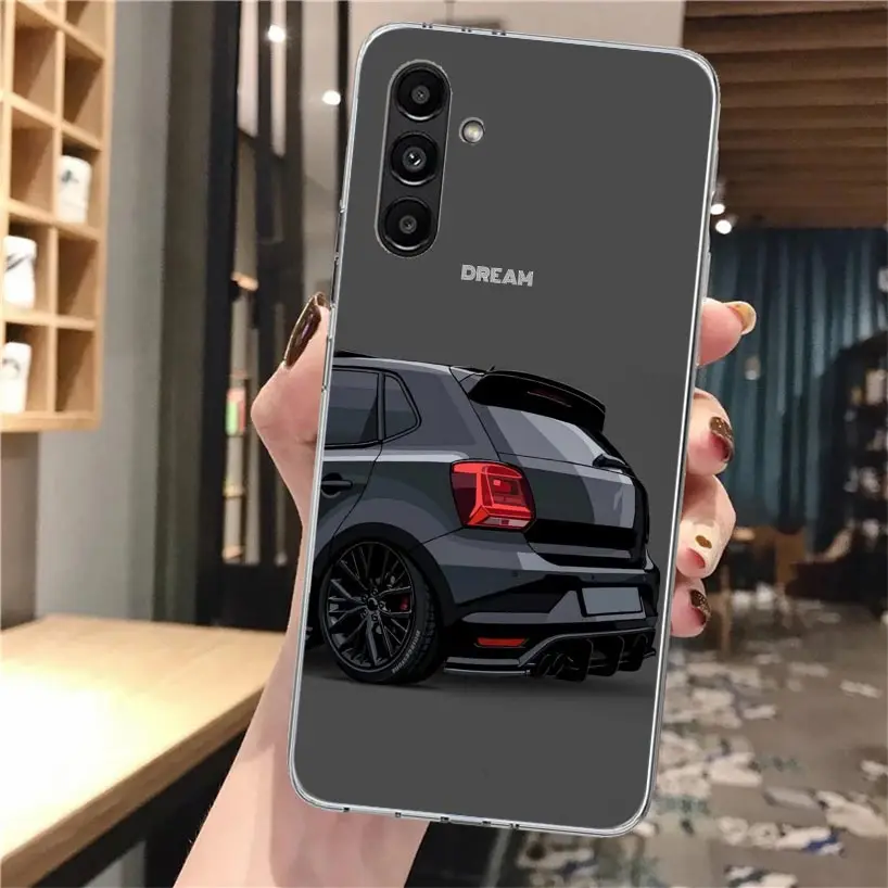 Sleek Golf Car Design Soft Phone Case