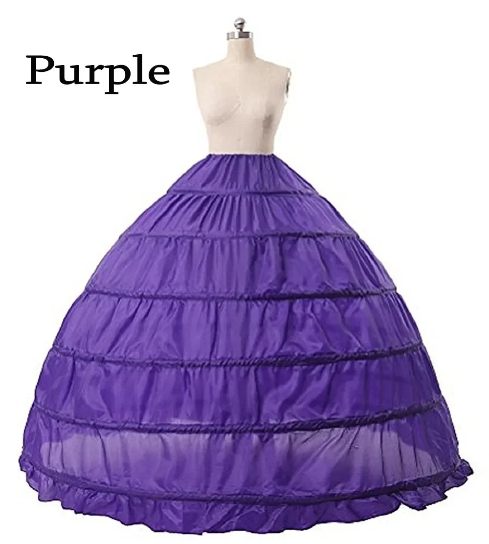Colorful Ball Gown Petticoat Woman Rainbow Under Skirt Wear Vestido Branco Crinoline Purple Red Blue Petticoat Petticoat Skirt Petticoat Underskirt Wedding Underskirt Flower Girl Underskirt Wedding Petticoat