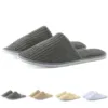 1 Pairs Autumn Winter Slippers Men Women Hotel Disposable Slides Home Travel SPA Slipper Hospitality Footwear 6