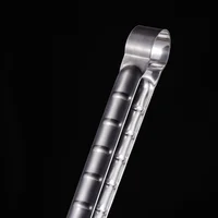 Pince de cuisine extra longue en acier inoxydable pour camping en plein air, pinces à griller, pinces à griller, cuisine, 45cm, 1 pièce 3