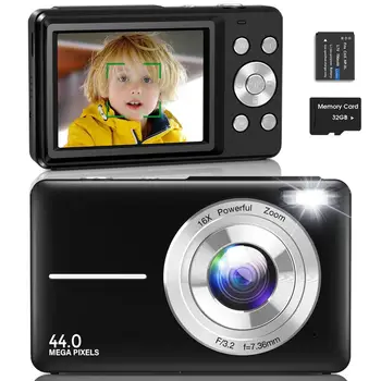 Digital Camera, FHD 1080P Camera, Digital Point and Shoot Camera with 16X Zoom Anti Shake,Suitable for Teenagers and Beginners 2