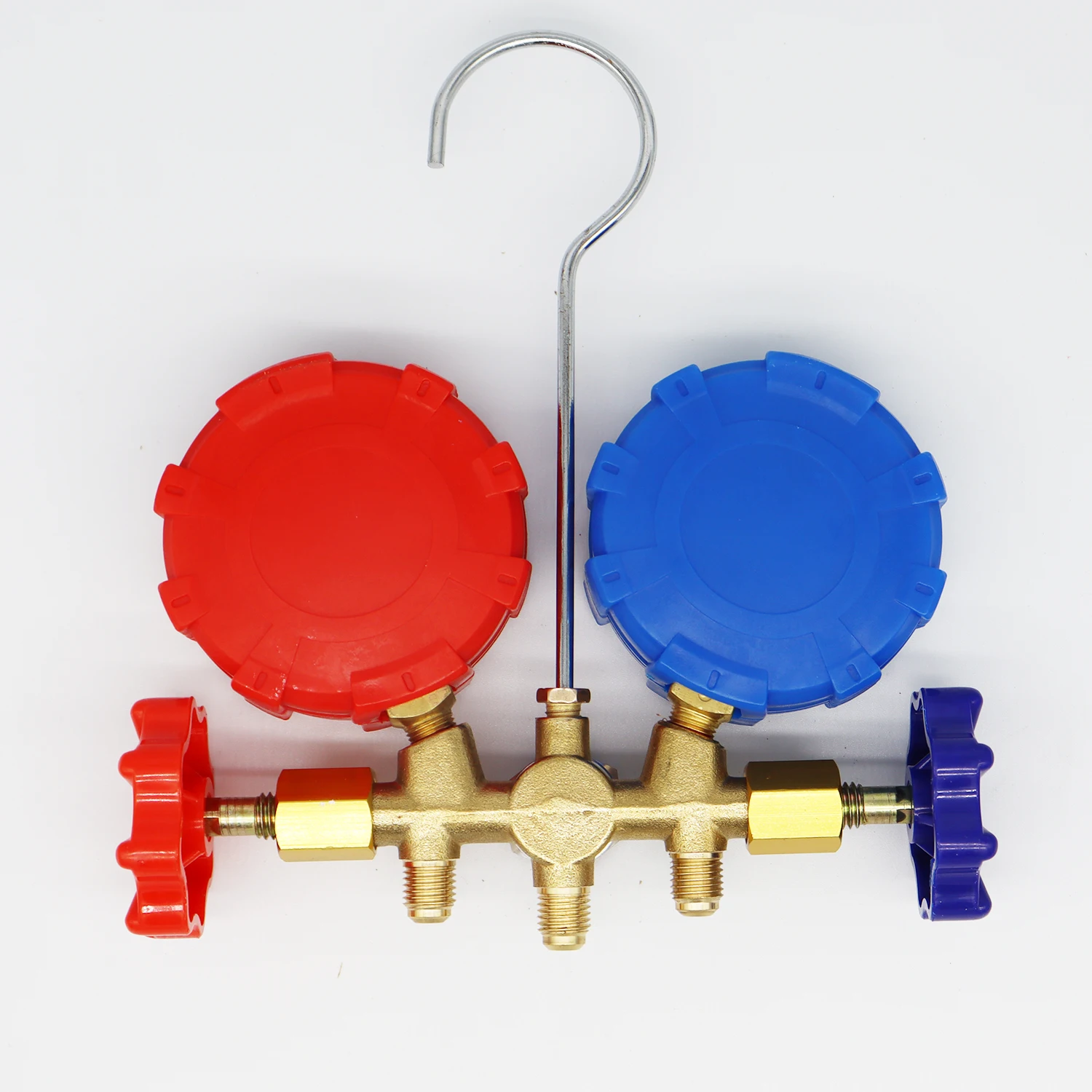 For R410A R22 R404A R134A Refrigerant Manifold Gauge SET Air Condition Refrigeration Set Air Conditioning Tools Hose and Hook