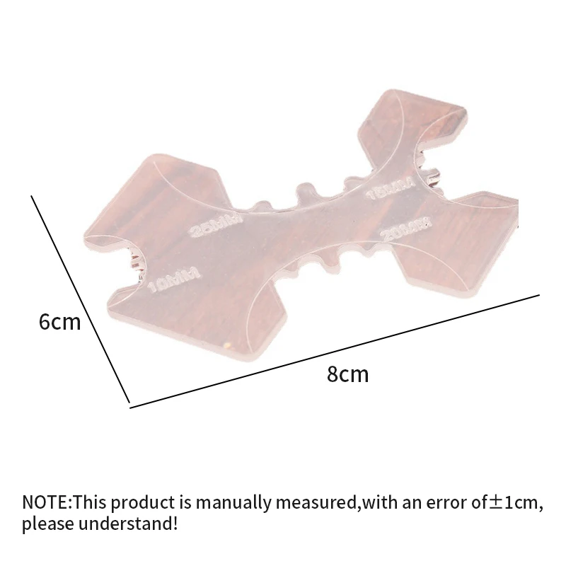 Leather Tools Leather Craft Tools Leather Craft Tool 1PC Zipper Folding Acrylic Tool Leather Supplies Practical Zipper Bending Folding Assist Device DIY Leather Accessories