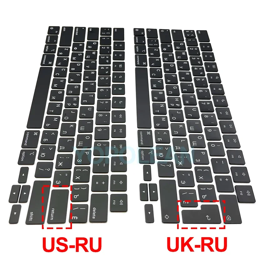Russian Keycap Set for MacBook Pro 14 & 16 Keyboards