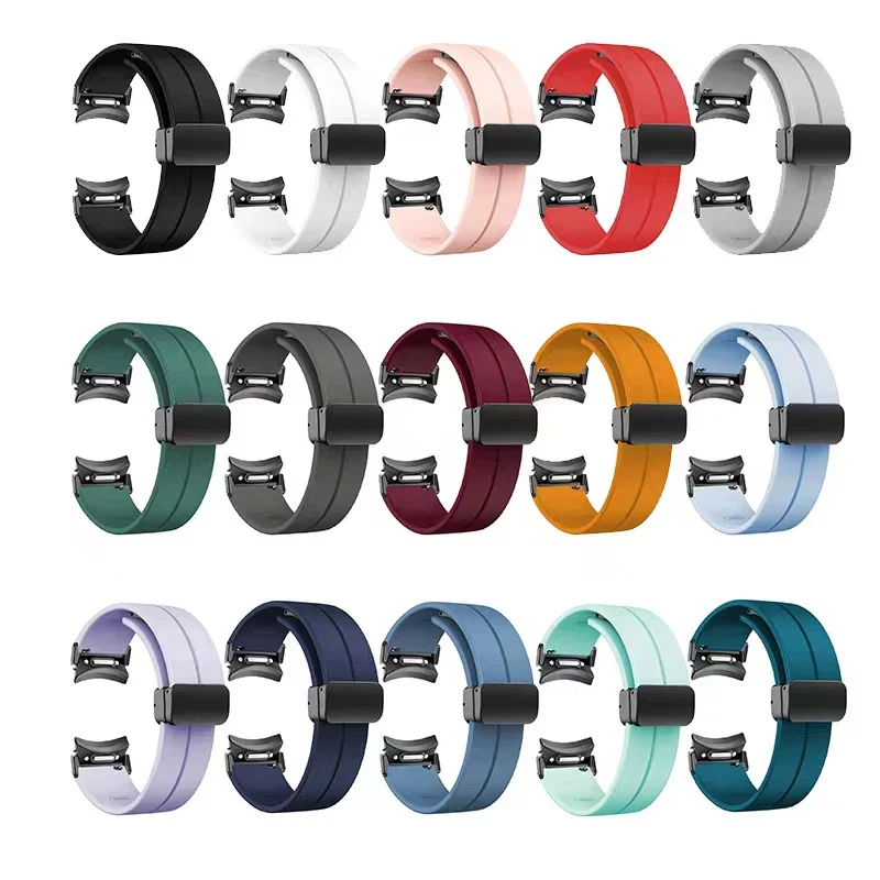 Magnetic Silicone Strap Sport Watchband - Versatile and Stylish Accessory