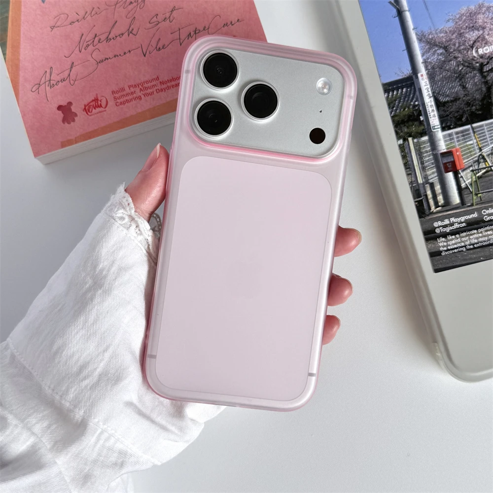 Sleek Matte Translucent Frosted Hard Phone Case - Ultra Thin Solid Color Slim Cover