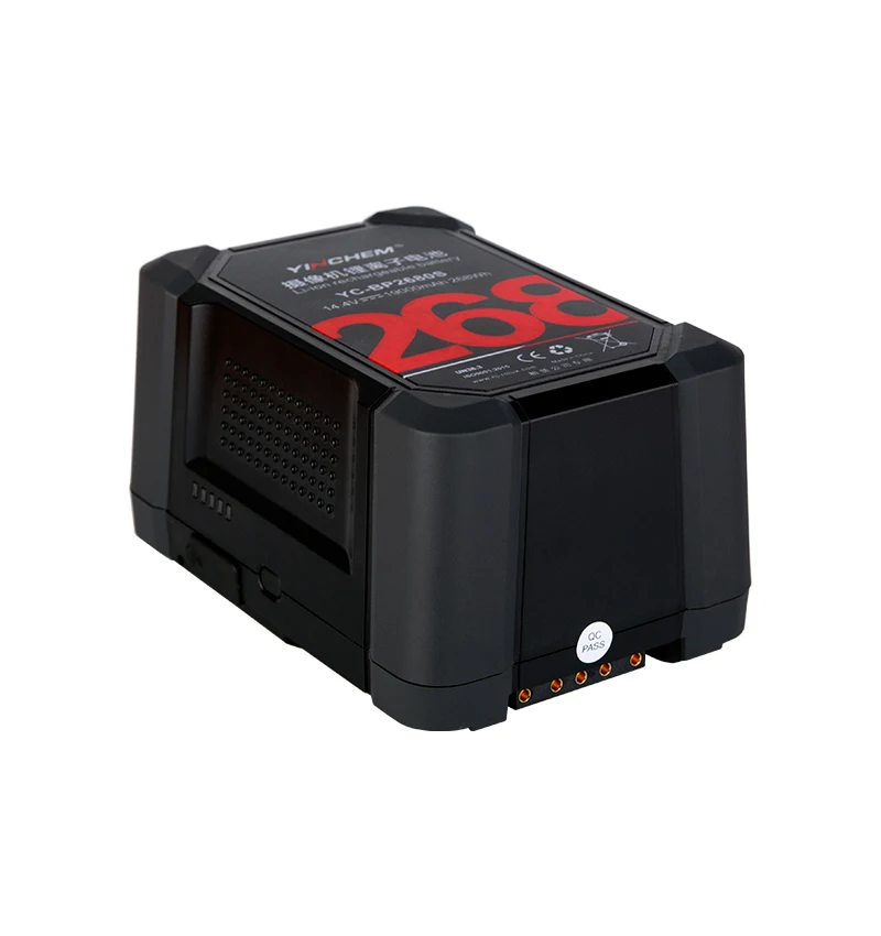 YinChem ROLUX YC-BP2680S 휴대용 리튬 이온 충전식 배터리, 대용량 LCD 화면, D-TAP 출력, USB 인터페이스, 268Wh, 19000mAh
