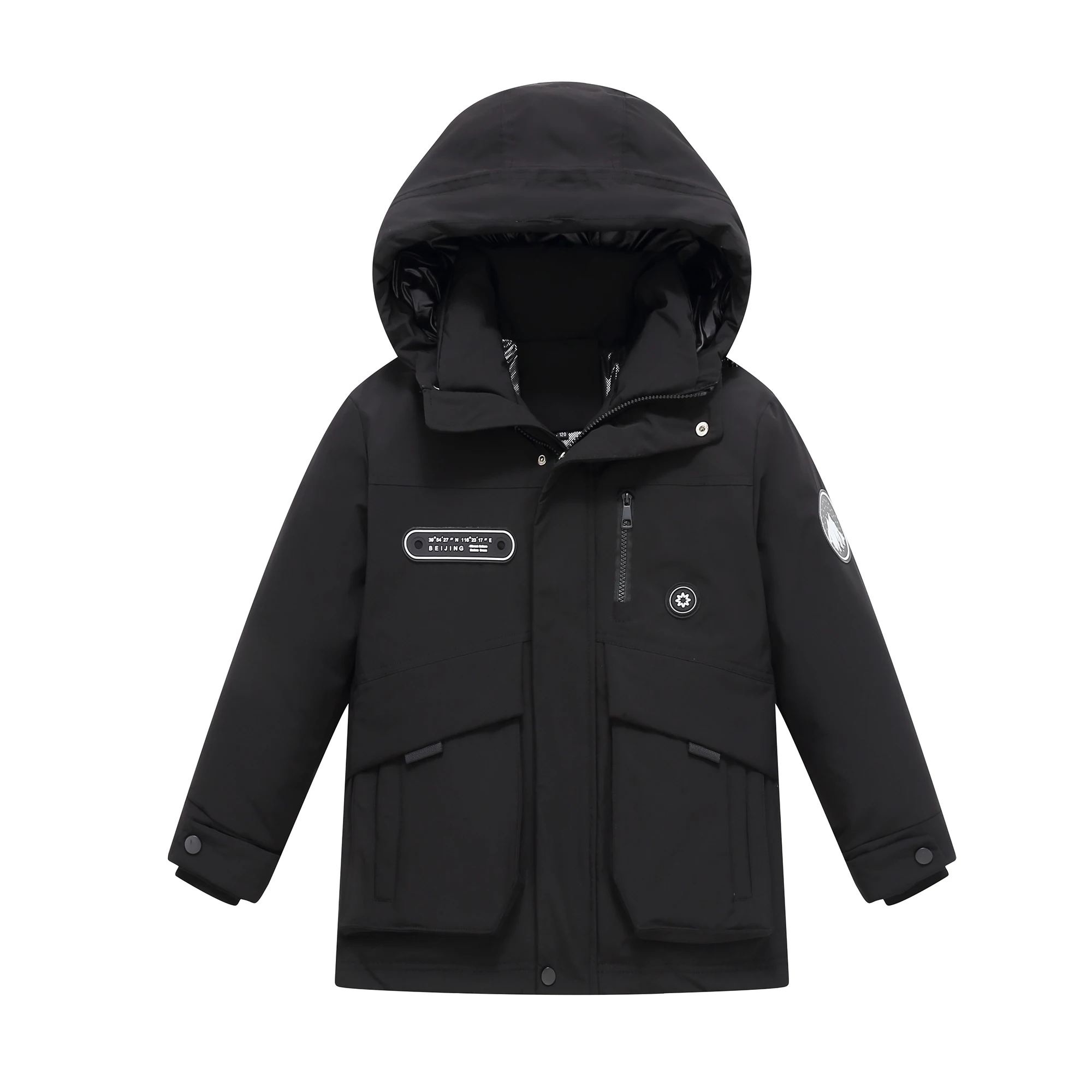-30 Degree 2025 Russian Winter Children Down Jacket For Boy Thick Warm Waterproof Teenage Boy Outwear Coat 5-16 Years Kids Parka 3