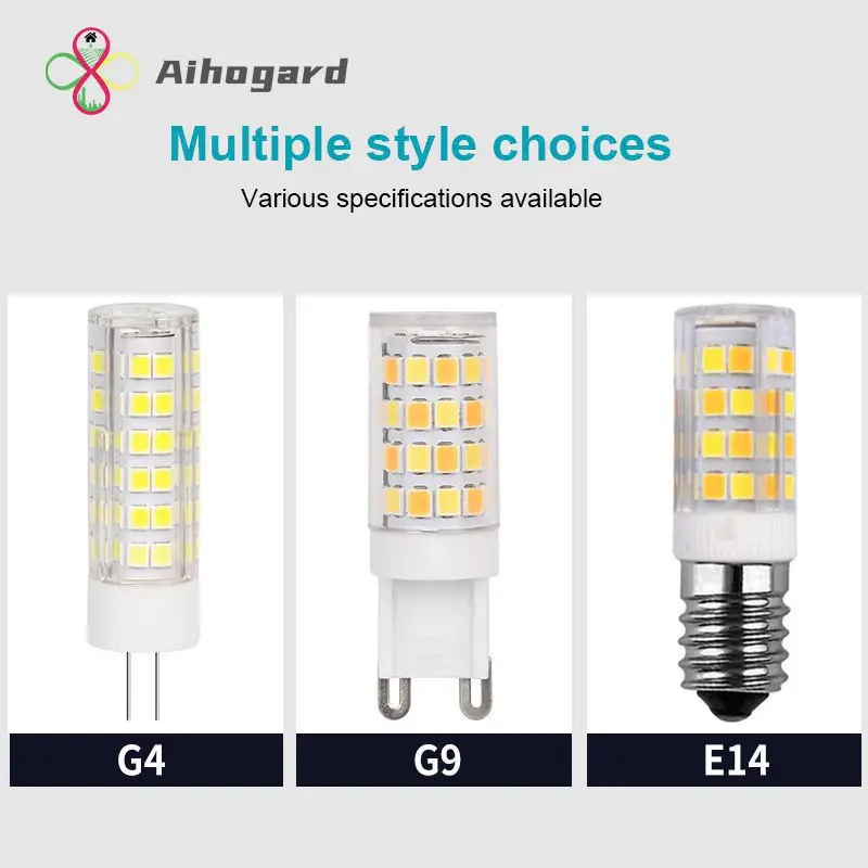 Led 5W 9W 12W 15W 20W Ac110V 220V Lampada A Led Lampadina A Led Smd 2835 3014 Led G9 Luce Sostituire 30/40W Lampada Alogena Luce