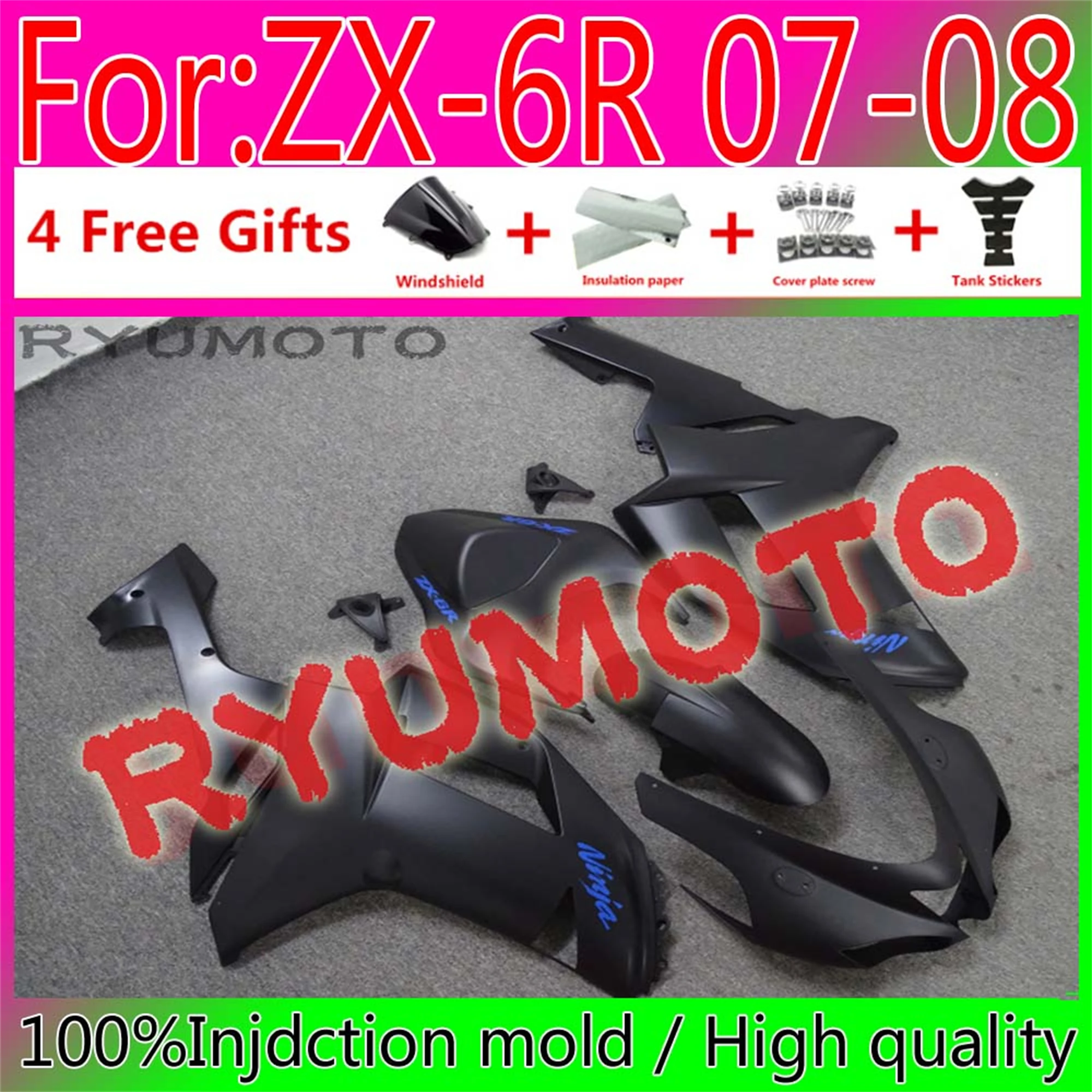 

New ABS Motorcycle full Fairings Kit for HONDA CBR600RR F5 2007 2008 CBR600 RR CBR 600RR 07 08 Bodywork fairing