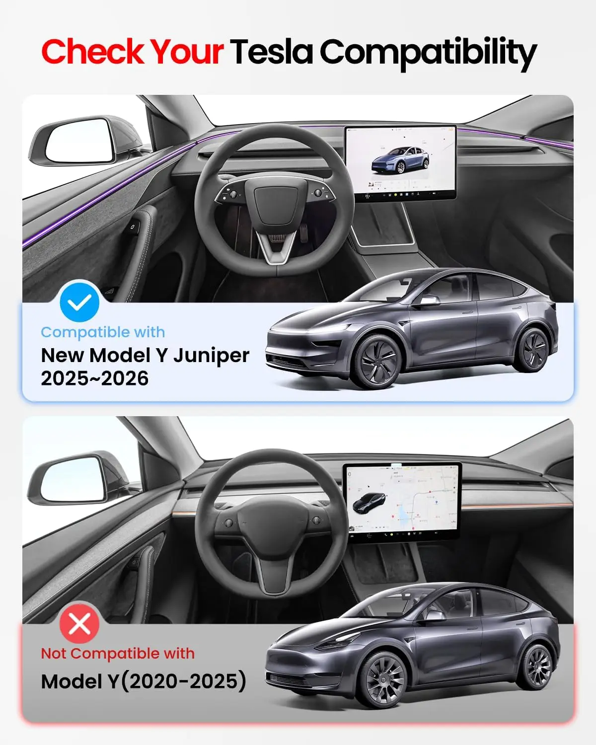 Model 3/Y 2025-2026 Auto-Schmutzfänger 4-teilig Reifenschutz Anti-Schnee Anti-Sand Spritzschutz Autozubehör – Detail 3
