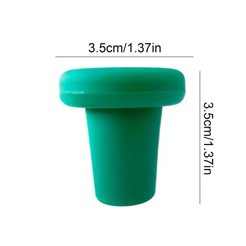 Wine Stopper Silicone Plug Stoppers Reusable Beer Bottle Cork Leakproof Food Grade Withstand Temperature 240C To -40C