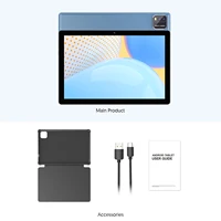 10-inch tablet PC, Android 15 system, quad-core processor, 12 (3+9) GB + 64GB storage, expandable up to 1TB, supports WiFi 6,
