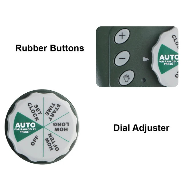 Irrigation Timer Multiple Program Garden Watering Timer Dial Controller LCD Screen Digital Clock Intelligent ​Automatic 5