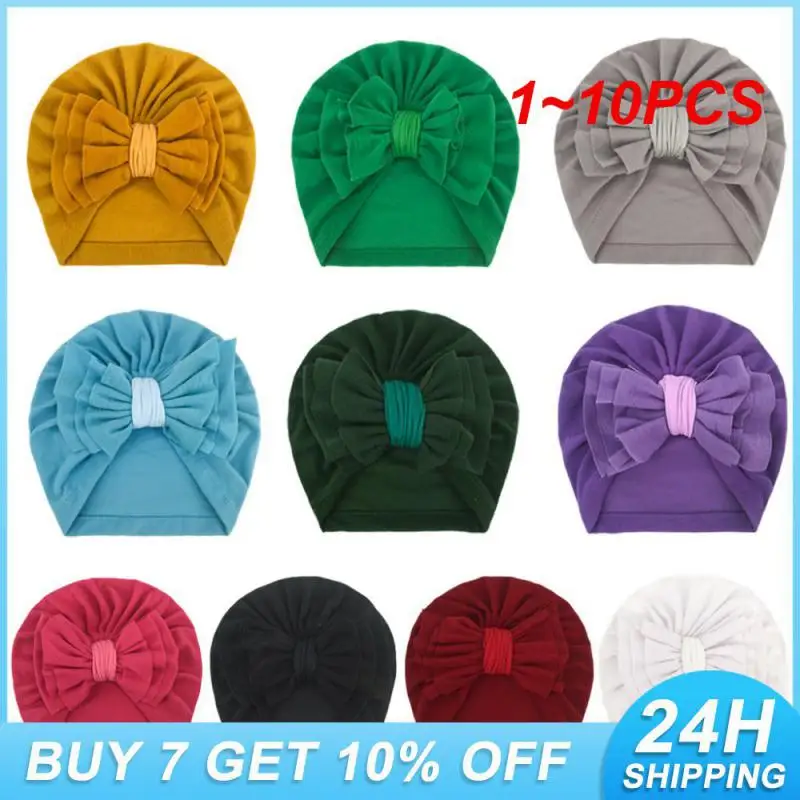 

1~10PCS Head Suitable For Baby Skin Environmentally Friendly Printing And Dyeing Beanie Childrens Hat No Chemicals Added