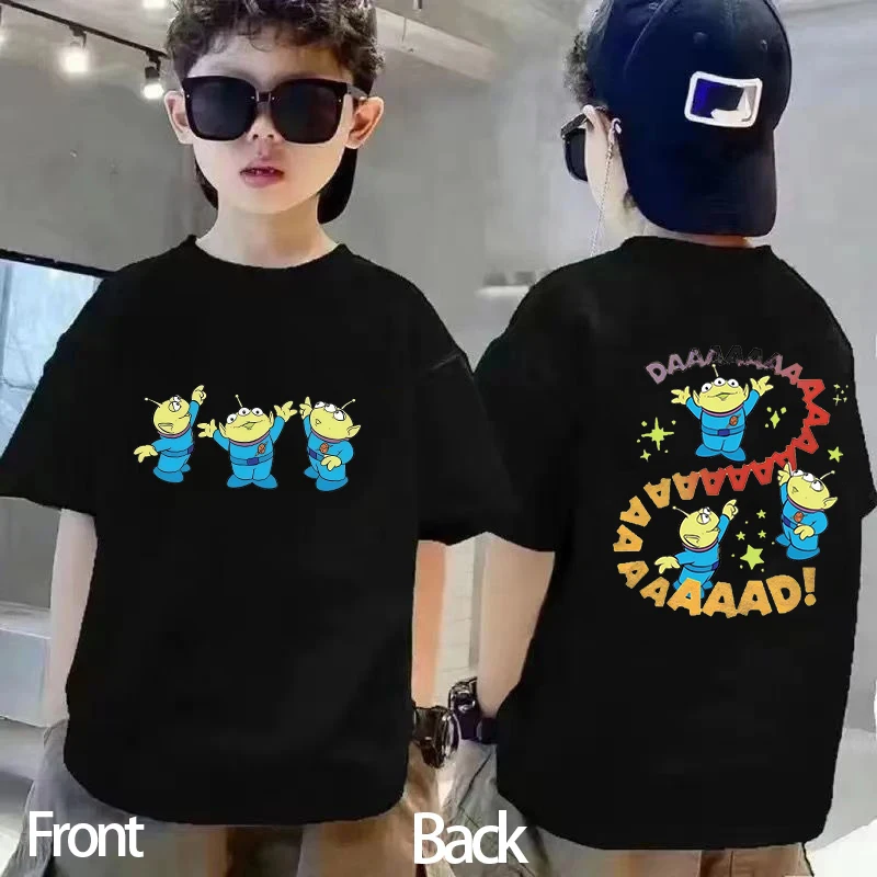 T-shirt Enfant Extraterrestres Toy Story Noir "DAAAD!"